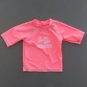 2T Girls Swimsuit Rashguard